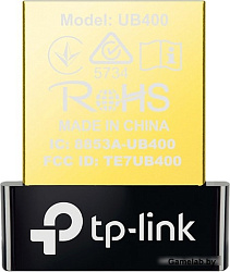 Сетевой адаптер Bluetooth TP-Link UB400 USB 2.0