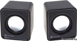 Колонки Oklick OK-331 2.0 черный 6Вт