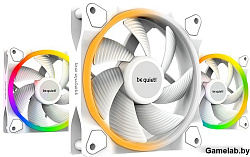 Комплект вентиляторов (3 шт.) be quiet! Light Wings White 120mm PWM Triple Pack / BL100