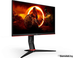 Монитор AOC 23.8" Value Line Q24G2A черный/красный IPS LED 1ms 16:9 HDMI M/M матовая HAS Piv 350cd 1