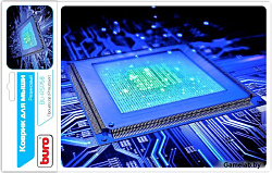 Коврик для мыши Buro BU-R51768 рисунок/процессор