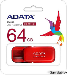 Флэш-накопитель 64GB AUV240-64G-RRD RED ADATA