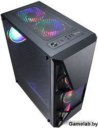 Корпус Formula CL-3303B RGB черный без БП ATX 6x120mm 2xUSB2.0 1xUSB3.0 audio bott PSU
