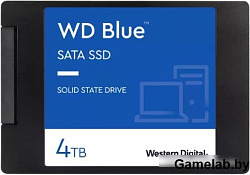 Western Digital Твердотельный накопитель SSD Western Digital Blue SA510 WDS400T3B0A 3D NAND 4ТБ 2,5"