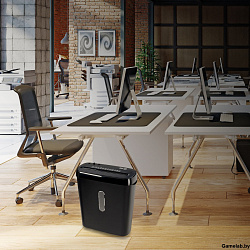 Шредер Cactus CS-SH-A1 (секр.Р-2) ленты 6лист. 8лтр.