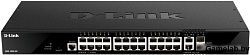 D-Link DGS-1520-28/A1A Управляемый L3 стекируемый коммутатор с 24 портами 10/100/1000Base-T, 2 порта