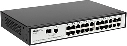 ORIGO Неуправляемый коммутатор, 24x100Base-TX, 1xCombo 1000Base-T/SFP, комплект для установки в 19" 