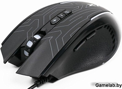 Мышь A4Tech X87 черный оптическая (2400dpi) USB (8but)
