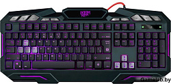 Клавиатура Defender Doom Keeper GK-100DL RU [45100] {Проводная игровая клавиатура, 3-х цветная,19 An