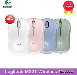Мышка USB OPTICAL WRL M221 BLUE 910-006111 LOGITECH