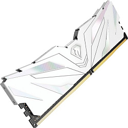 Модуль памяти DDR4 Netac Shadow II 16GB (2x8GB) 3200MHz CL16 1.35V / NTSWD4P32DP-16W / White / with 
