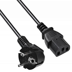 Кабель Buro AN23-1000-5 IEC C13 Евровилка 5м черный