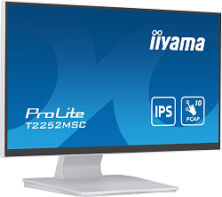 Монитор Iiyama 21.5" ProLite T2252MSC-W2 белый IPS LED 5ms 16:9 HDMI M/M матовая 250cd 178гр/178гр 1