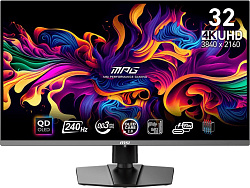 Монитор MSI 31.5" MPG 321URX черный QD OLED LED 16:9 HDMI матовая HAS 250cd 178гр/178гр 3840x2160 24