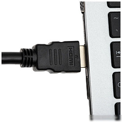 Кабель аудио-видео Cactus CS-HDMI.1.4-1 HDMI (m)/HDMI (m) 1м. Позолоченные контакты черный