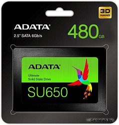 Накопитель SSD A-Data SATA III 480Gb ASU650SS-480GT-R Ultimate SU650 2.5"