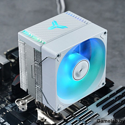 Кулер JONSBO CR-1400 EVO ARGB White LGA1700/1200/115X/AM5/AM4 (24шт/кор, TDP 180W, PWM, 92mm ARGB Fa