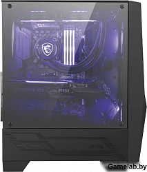 MSI MAG FORGE 100M Mid-Tower, ATX, 2xUSB 3.2, Audio I/O, 2x120mm RGB Fan, 1x120mm black Fan, 6-ch Li