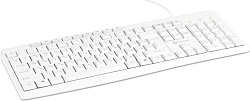 Клавиатура Оклик 305M белый USB Multimedia (1875227)