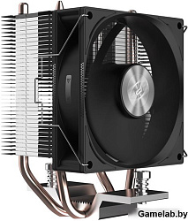 PCCooler R200 S115X/1200/1700/AM4/AM5 (TDP 110W, 90mm Non LED Fan, 2 тепловые трубки 6мм, 2200RPM, 2