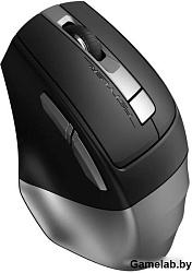 Мышь A4Tech Fstyler FB35CS серый/черный оптическая (2000dpi) silent беспроводная BT/Radio USB (5but)