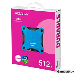 Накопитель SSD A-Data USB 3.1 512GB SD620-512GCBL SD620 2.5" синий