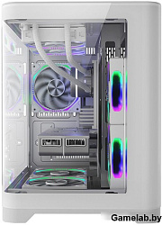 Корпус 1STPLAYER UVIEW UV5 White / mATX / UV5-WH