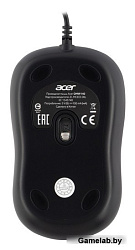 Мышь Acer OMW140 черный оптическая (1200dpi) USB (3but)