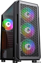 Корпус Accord 3338 черный без БП ATX 1xUSB2.0 1xUSB3.0 1xUSB3.1 audio bott PSU