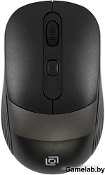 Мышь Оклик 310MW черный/серый оптическая (3200dpi) беспроводная USB для ноутбука (4but)