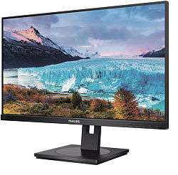 Philips 27" PHILIPS 272S1M (00/01) Black (IPS, 1920x1080, D-Sub+DVI+HDMI+DP, USB Hub, 4 ms, 178°/178