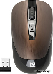 Мышка USB OPTICAL WRL MM-995 BRONZE 52992 WAVE DEFENDER