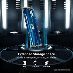 Накопитель SSD Kingspec PCI-E 3.0 2Tb NX-2TB M.2 2280 0.9 DWPD