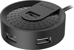 Разветвитель USB 2.0 A4Tech HUB-20 4порт. черный