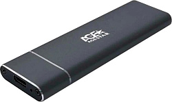 Внешний корпус SSD AgeStar 31UBNV5C NVMe USB3.2 алюминий черный M2 2280 M-key
