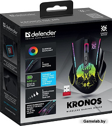 Мышка OPTICAL KRONOS GM-695 52695 BLACK DEFENDER