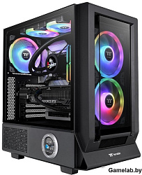 Корпус Thermaltake Ceres 350 MX черный без БП ATX 3x140mm 2xUSB3.0 audio bott PSU