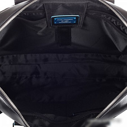 Деловая сумка Piquadro Blue Square CA3335B2/N с отделением для ноутбука черный натур.кожа