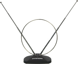 Антенна телевизионная Hyundai H-TAI120 7дБ пассивная черный