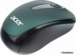 Мышь Acer OMR135 зеленый оптическая (1000dpi) беспроводная USB для ноутбука (2but)