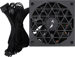 Блок питания 1STPLAYER ACK 550W Black / ATX 2.4, APFC, 80 PLUS Standard, Double Forward, 140mm fan, 