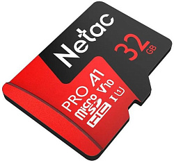 Netac P500 Extreme 32GB Pro MicroSDHC V10/A1/C10 up to 100MB/s, retail pack card only