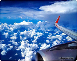 Коврик для мыши Buro BU-R51748 рисунок/самолет