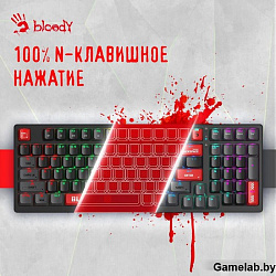 Клавиатура A4Tech Bloody S98 механическая красный USB for gamer LED (S98 RED)
