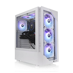 Корпус для ПК View 200 TG ARGB Snow/White/Win/SPCC/Tempered Glass*1/120mm ARGB Lite Fan*3/Brown Box 