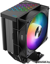 Кулер PCCooler R400 ARGB BK S115X/1200/1700/AM4/AM5 (TDP 180W, 90mm ARGB Fan, 4 тепловые трубки 6мм,