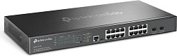 Коммутатор TP-Link SG3218XP-M2 (L2+) 16x2.5Гбит/с 2xКомбо(10GBase-T/SFP+) 2SFP+ 8PoE+ 240W управляем