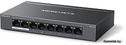 Mercusys MS108GP, настольный коммутатор с 8 гигабитными портами (7 портов PoE+)