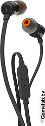 Гарнитура вкладыши JBL T110 BLK 1.2м черный проводные (в ушной раковине)