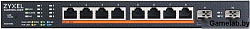 Мультигигабитный Smart L3 Lite коммутатор Zyxel NebulaFlex XMG1915-10EP, 8xRJ-45: 1/2.5G PoE++, 2xSF